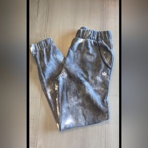 Juicy Couture Kids Gray Sweatpants with Crown Logo